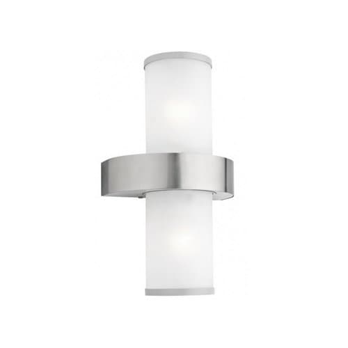 Aplica de perete EGLO Beverly, inox, IP44, 2xE27