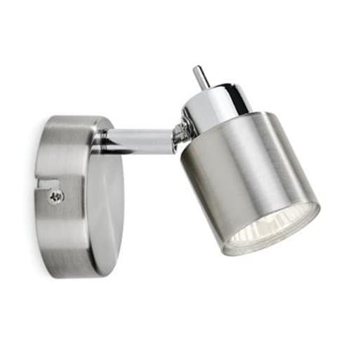 Spot Philips Meranti GU10, nichel, 35W max, IP20