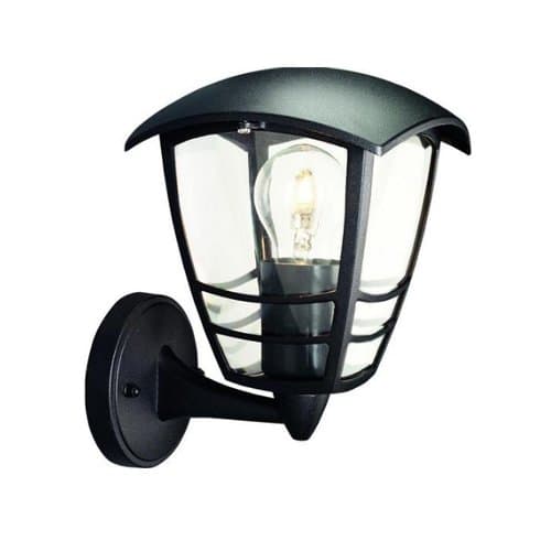 Aplica Philips myG Creek K, neagră, E27, IP44, pentru exterior