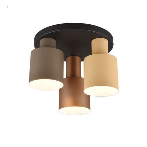 Plafonieră TRIO Agudo, 3xE27, multicolor, până la 40W/bec