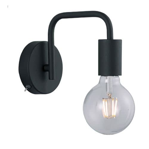 Aplica TRIO Diallo, E27, 42W, negru mat