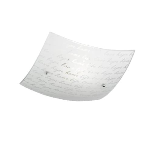 Plafonieră TRIO Signa, albă, E27, max. 40W
