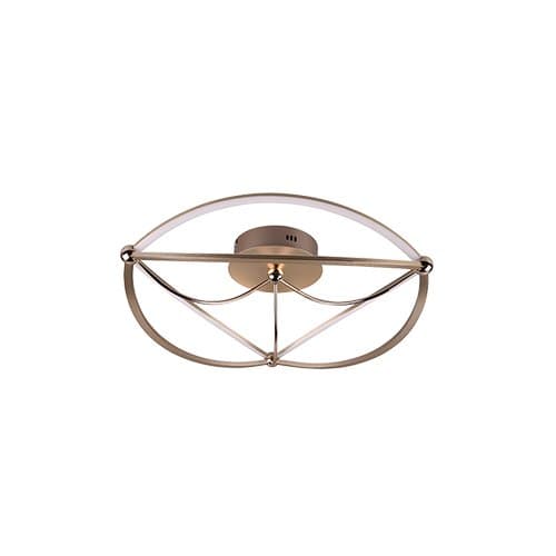 Plafonieră TRIO Charivari LED, 42W, 3000K, bronz mat