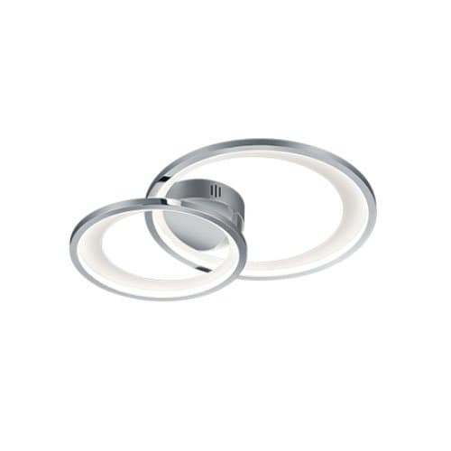 Plafonieră LED TRIO Granada, 29W, 2650 lm, 3000K, crom