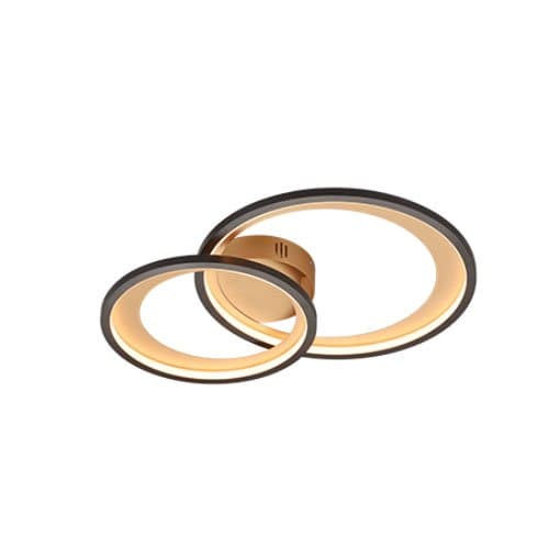 Plafonieră LED TRIO Granada, 29W, 2650 lm, 3000K, negru mat