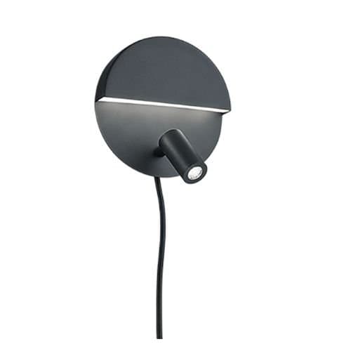 Aplică de perete TRIO Mario LED, 800 lm, 3000K, negru mat