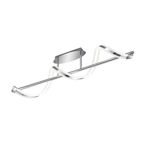 Plafonieră LED TRIO Sydney, 20W, 1800 lm, 3000 K, crom