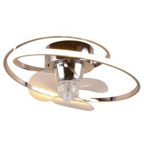 R67252106 Plaf Umea Ventilator 38W LED 4400lm CCT Crom
