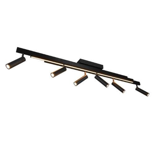 648310732 Plaf Zeno 650lm + 2200lm CCT 180cm Negru