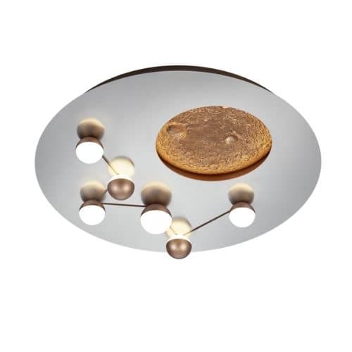 644810107 Plaf Zodiac 42W LED 5100lm CCT Aluminiu