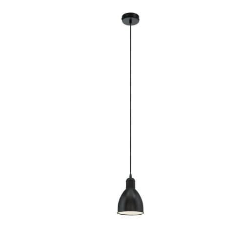 Corp suspendat EGLO Priddy, negru/alb, 1x60W E27