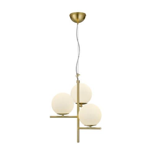 Corp de suspensie TRIO Pure, auriu mat, 3xE14, 3x28W