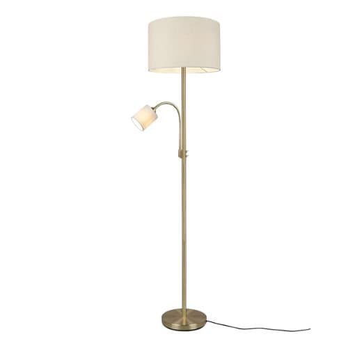 Lampadar TRIO Hotel crem, cu socluri E14 și E27