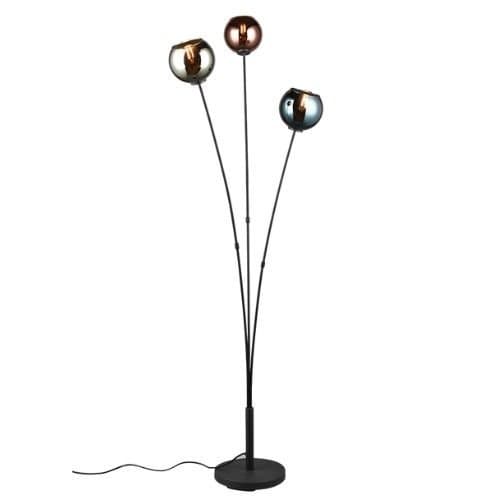 Lampadar TRIO Sheldon, gri/multicolor, 3xE14, pentru iluminat ambiental