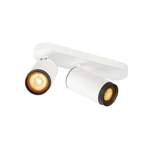 Spot SLV Grip! alb, 2xGU10, pentru iluminat rezidențial