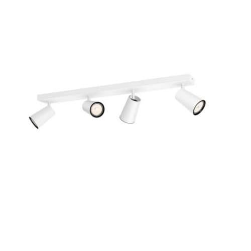 Spot Philips Paisley, alb, 4xGU10, IP20