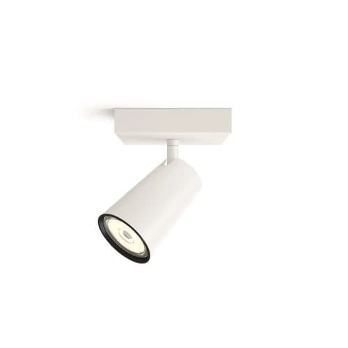 Spot Philips Paisley, GU10, alb, IP20, pentru iluminat interior