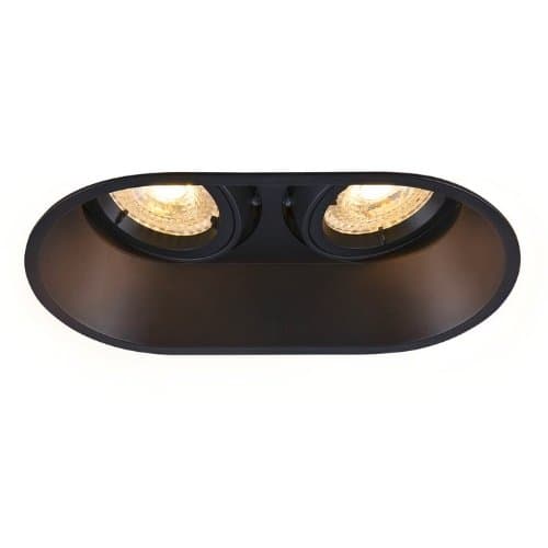 Spot încastrat SLV Horn, negru, 2x GU10, max. 25 W