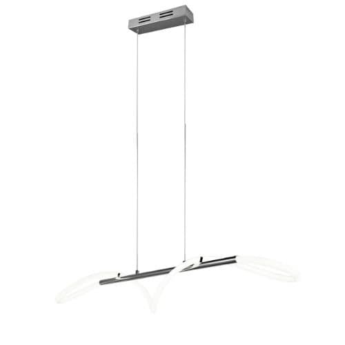 Corp suspendat TRIO Argos, 28W LED, 3500 lm, 4000K, crom
