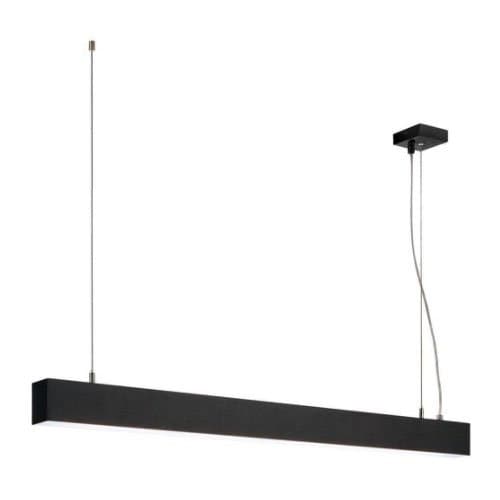 Corp suspendat LED SLV Glenos, 43W, 2850 lm, 3000K, negru
