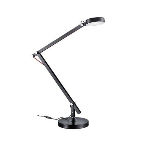 Veioză LED TRIO Amsterdam, neagră, 5W, 500 lm, 3000K