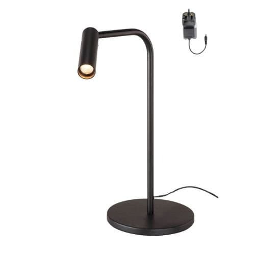 Veioză LED SLV Karpo TL, neagră, 6,2 W, 3000 K