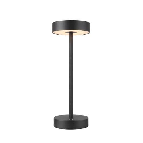 Veioză LED SLV Vinolina, neagră, 2,2 W, lumină caldă reglabilă