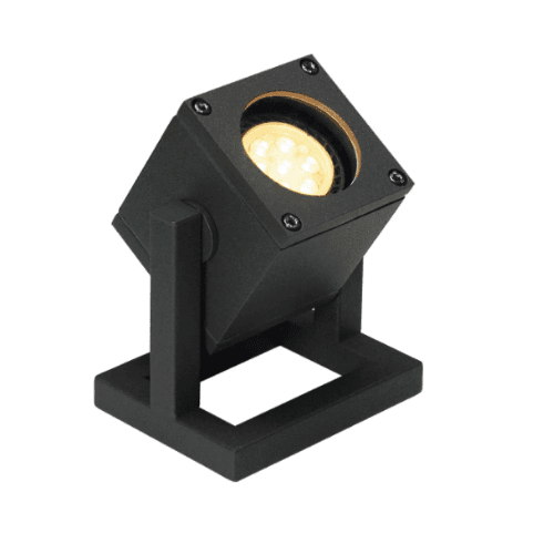 Proiector Cubix SLV, GU10, antracit, IP44, pentru exterior