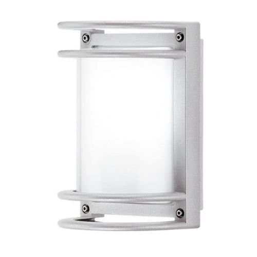 Aplica GEWISS Nikko 21, gri, E27, IP65, pentru exterior rezidențial