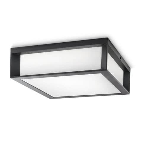 Plafonieră PHILIPS Skies, E27, antracit, IP44