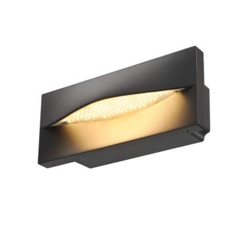 Aplica LED SLV Adi, 15,4W, 3000K, IP55, antracit