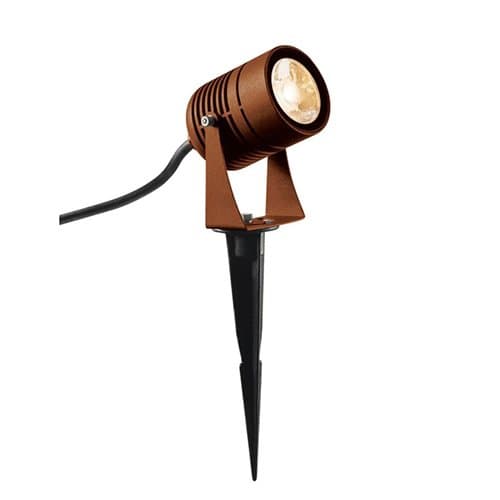 Lampă de grădină LED SLV Spike, 6W, 400 lm, 3000K, ruginiu