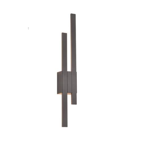 Aplica LED TRIO Tawa, antracit, 2x9W, 1800 lm, IP54, 3000K