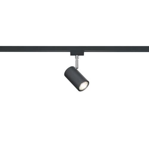 Spot pe șină TRIO Duoline, GU10, negru mat, 1x25W