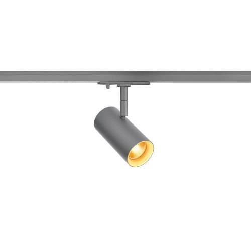 Spot LED pe șină SLV Noblo, 6W, 740 lm, gri mat, 2700K