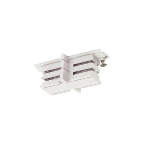1001382 S-Track Conector izolant pentru șină 3 circuite Alb