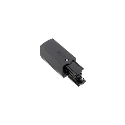 XTS 12-2 Conector capăt șină 3C cu alimentare stânga Negru