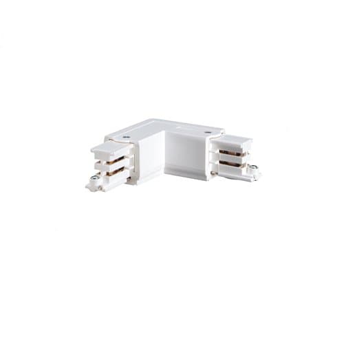 Element de conexiune L exterior PHILIPS pentru șină Square Track, alb