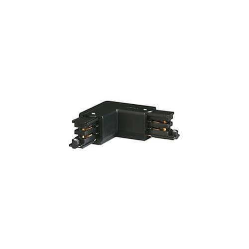 Element de conexiune L exterior Philips pentru șine Square Track, negru