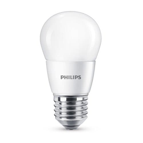 Bec LED Philips pentru lustre, 7W, 2700K, lumină caldă