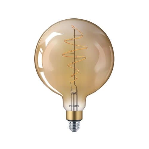 Bec LED decorativ Philips G200 Gold, 40W, 1800K