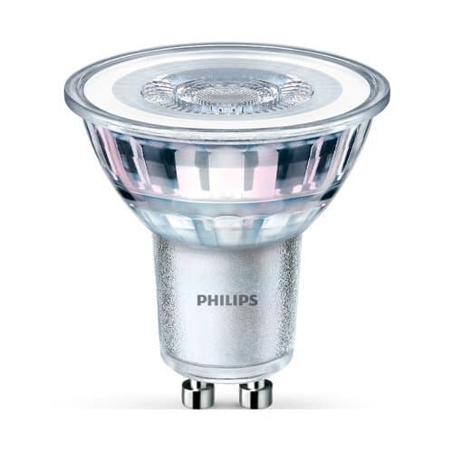 Bec LED spot Philips, GU10, lumină caldă 2700K