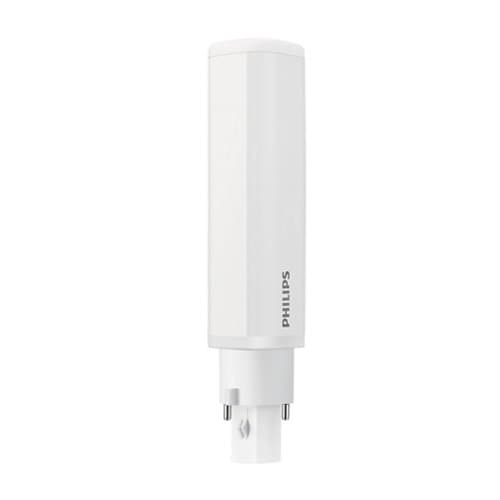 Bec LED Philips PL-C 4P, 6,5W, lumină caldă 3000K