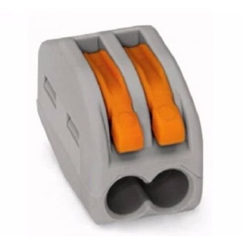 Conector WAGO pentru conductori litați, 2 poli, 32 A