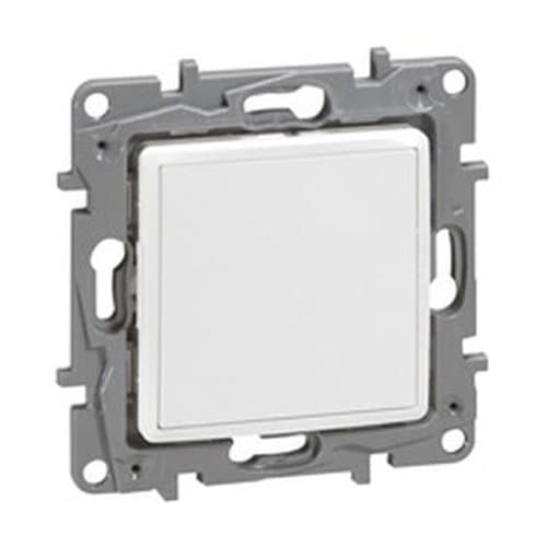 Obturator și adaptor Mosaic LEGRAND, alb, pentru montaj modular