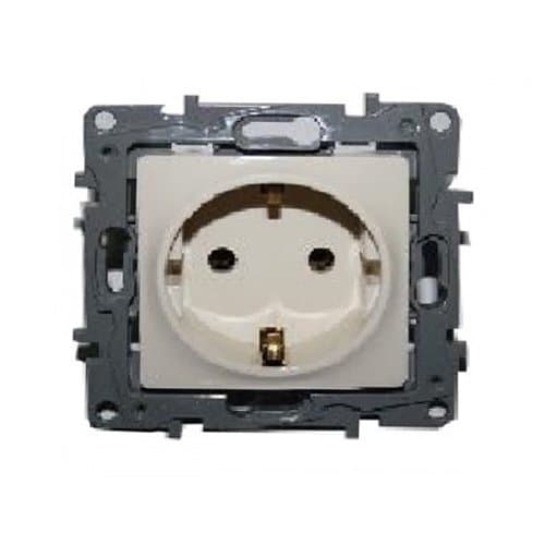 PRZ 764639 (664639) Niloe Priză schuko 2P+T Ivoar