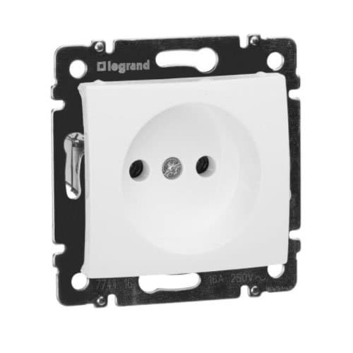 Priză LEGRAND Valena 2P+T 16A, albă