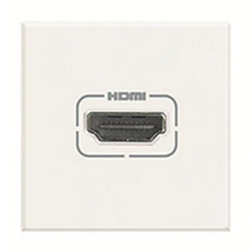 Priză HDMI LEGRAND Axolute, alb, pentru conexiuni audio-video discrete