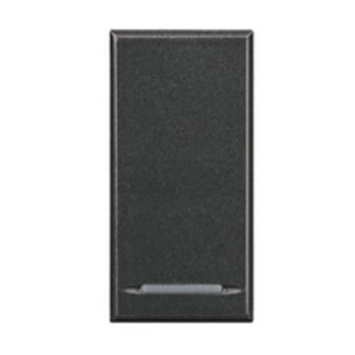 Placă 2 funcții Legrand Axolute, cenușie, pentru montaj modular