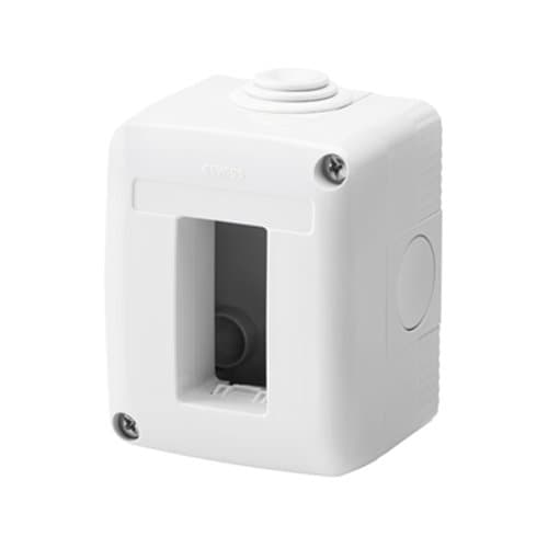 Carcasă aparentă GEWISS pentru 1 modul, gri, IP40